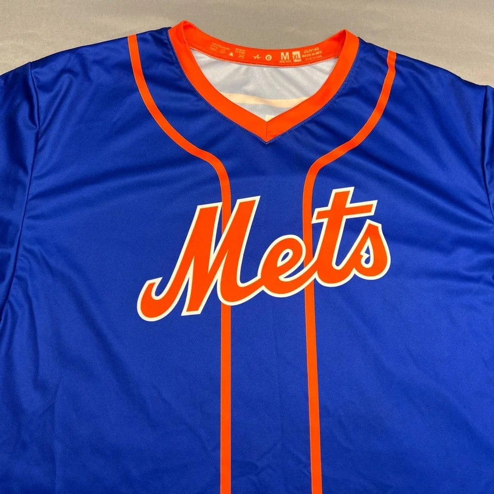 MLB New York Mets Jersey Shirt Mens XL Blue Little League Pullover Top